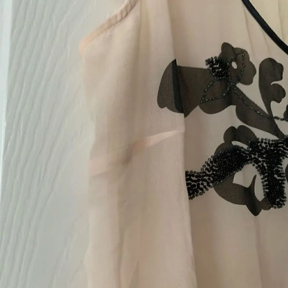 Express | Sheer Embellished Top - Picture 4 of 10